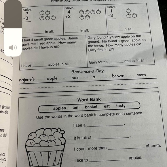 Daily skills grades 1/2 practice book - Picture 2 of 3